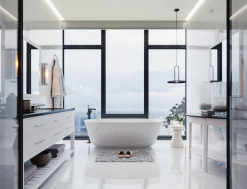 Designing a Luxurious Bathroom with a Solid Surface Bathtub